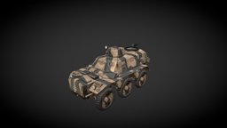 FV603-Saracen maya, 3d, substance-painter, zbrush