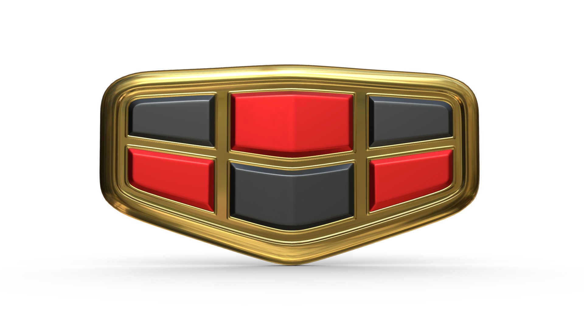 geely emgrand logo - 3D model by PolyArt (@ivan2020) 3d model