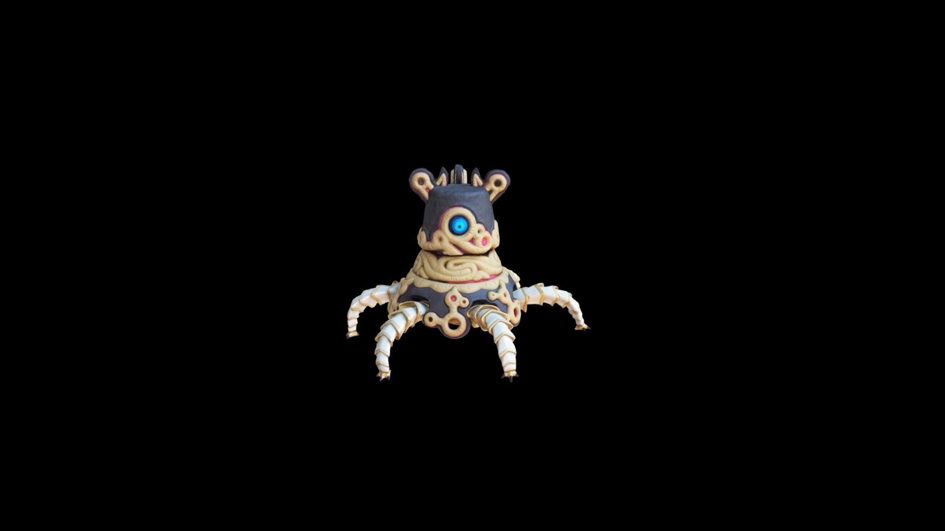 Zelda Guardian from Zelda Breath of the WIld 3d model