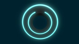 TRON Identity Disc tron, disc, id, identity, tronlegacy, neonblue, identitydisc