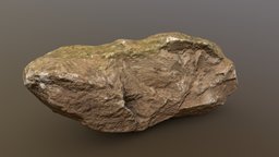 Moss Rock 06 (Free) Rock Pack Vol.1 realistic, scanned, moss, watertight, seamless, photoscan, rock, agisoft-photoscan