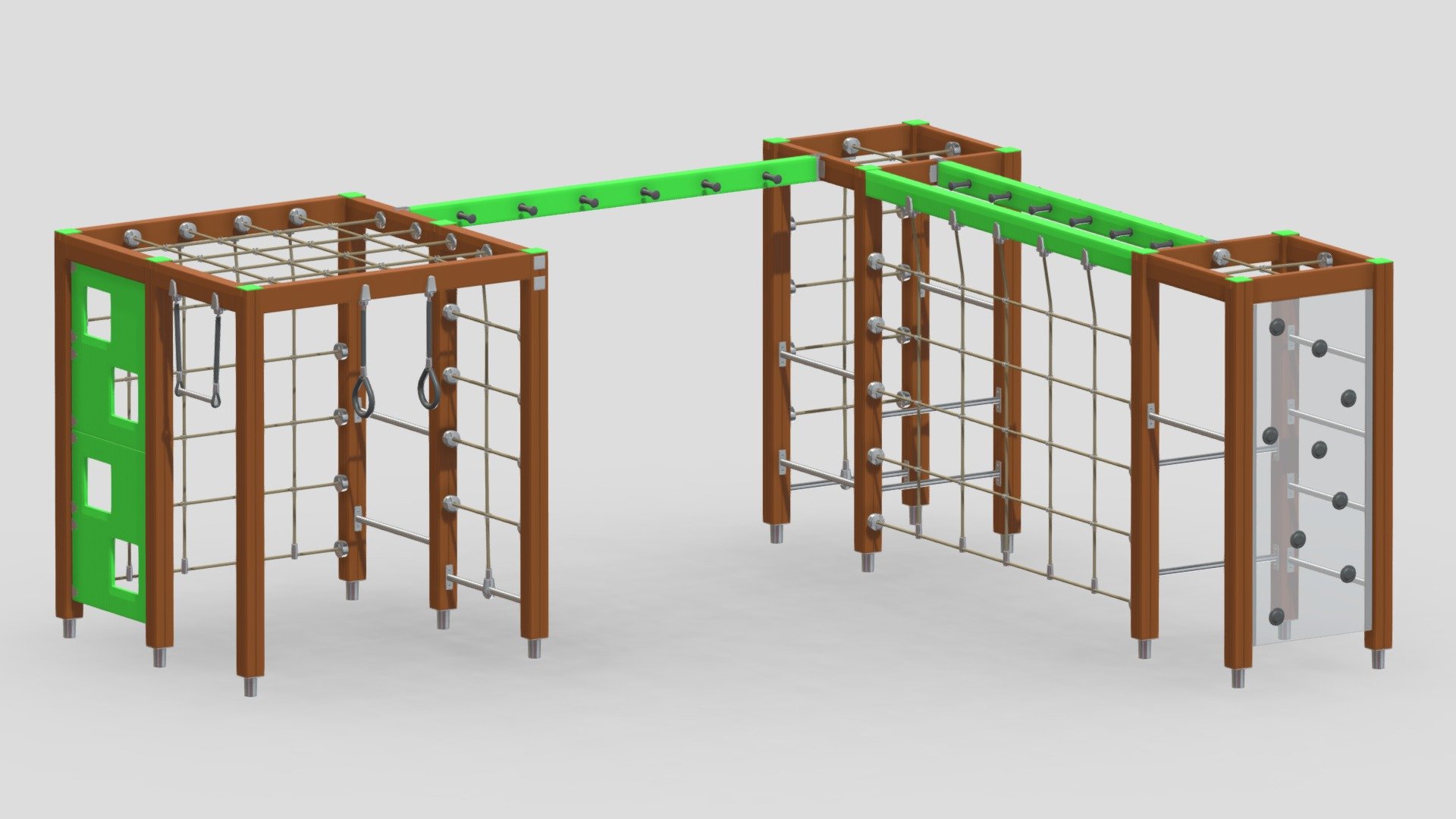 Hi, I'm Frezzy. I am leader of Cgivn studio. We are a team of talented artists working together since 2013.
If you want hire me to do 3d model please touch me at:cgivn.studio Thanks you! - Lappset Climbing Track 02 - Buy Royalty Free 3D model by Frezzy3D 3d model