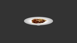 Pasta Bologonyese pasta, photogrammetry, 3dmodel