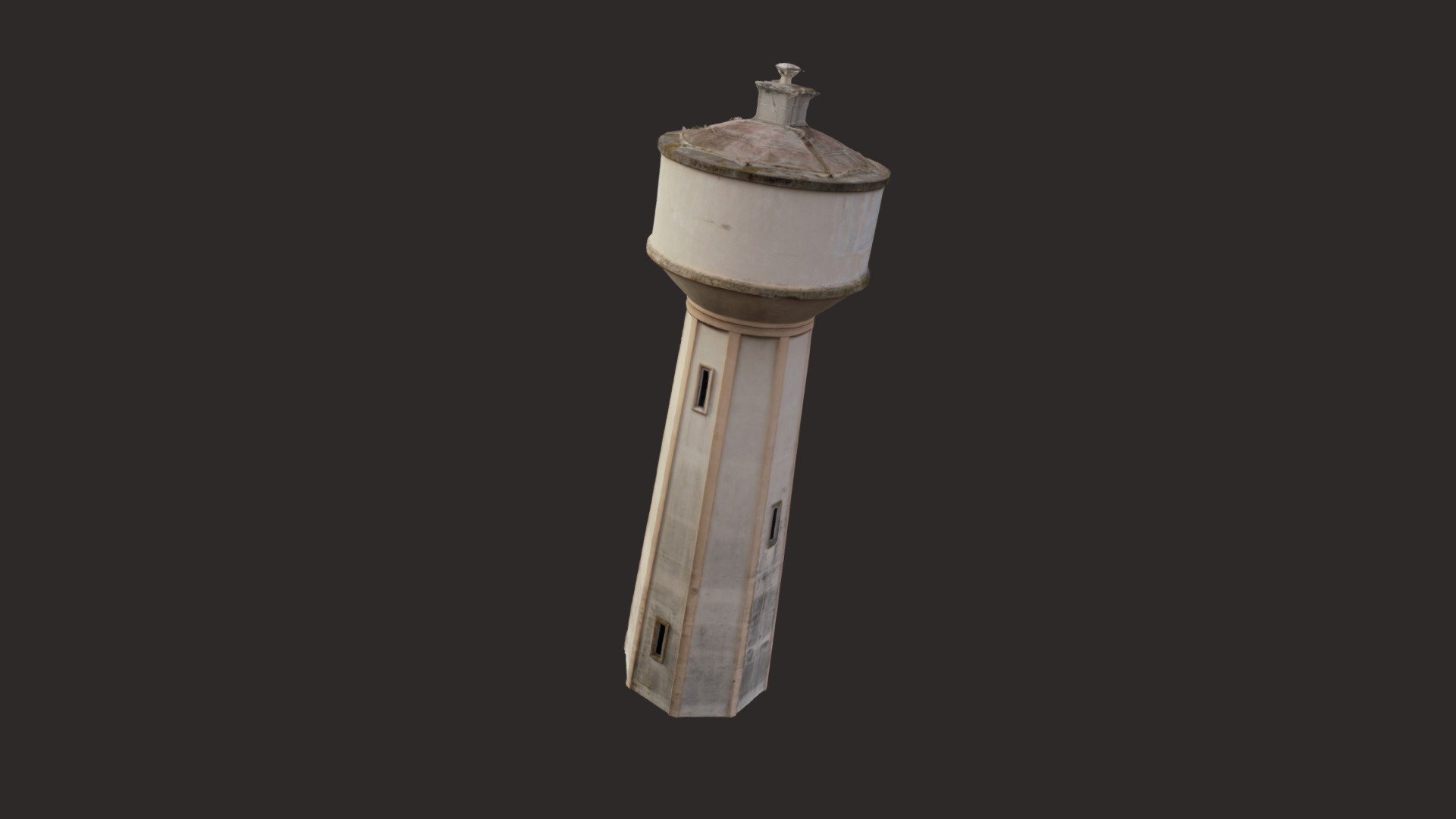 Chateau d'eau d'une ancienne usine proche de Toulouse - Chateau d'eau à l'abandon .. 3d model