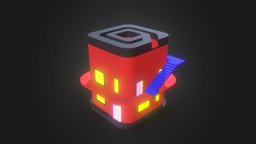Metaverse House 3D model metaverse, building