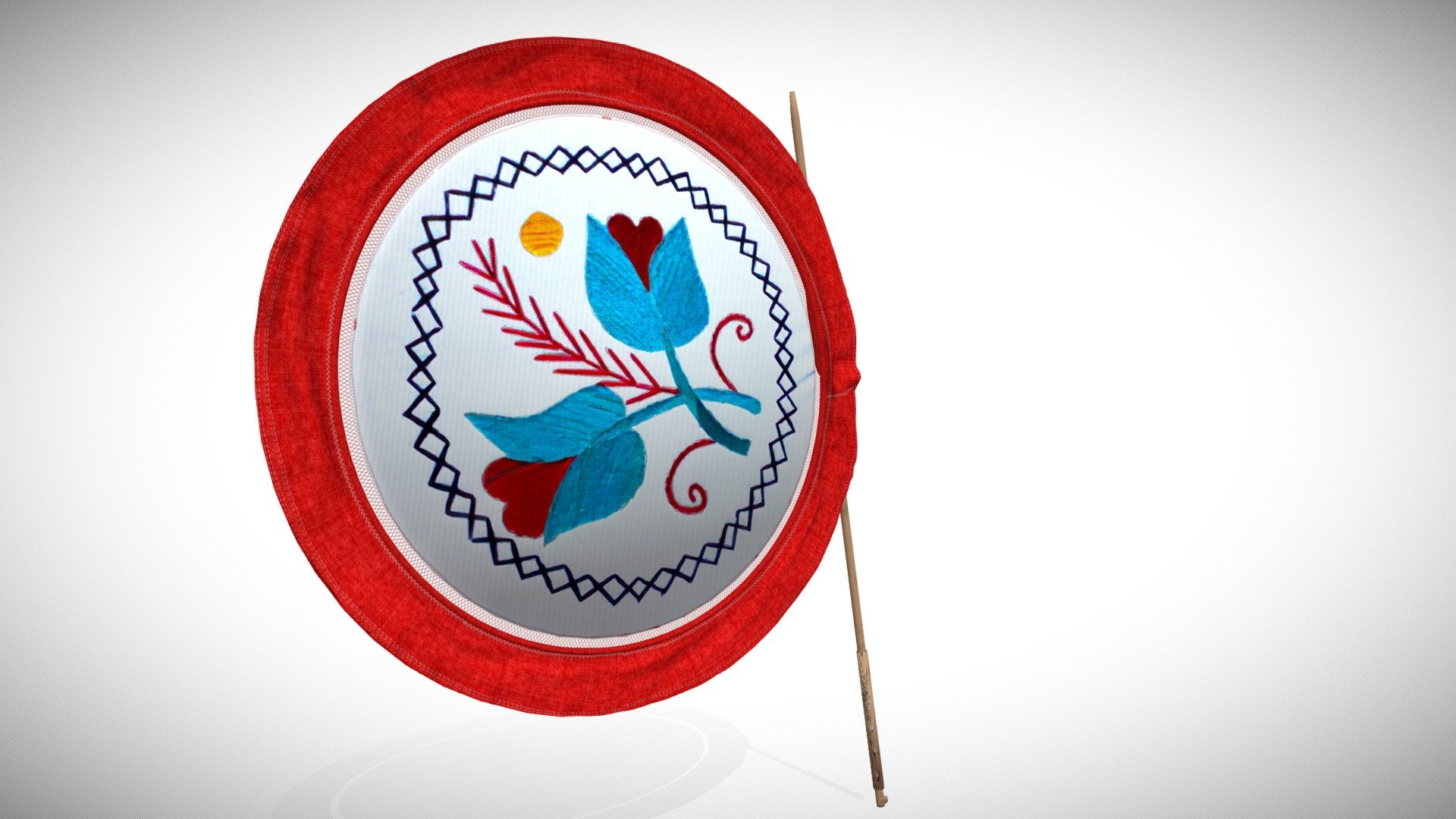 A handheld fan, or simply hand fan, is any broad, flat surface that is waved back-and-forth to create an airflow. Generally, purpose-made handheld fans are folding fans, which are shaped like a sector of a circle and made of a thin material (such as paper or feathers) mounted on slats which revolve around a pivot so that it can be closed when not in use. Hand fans were used before mechanical fans were invented.
Hand fans originated about 4000 years ago in Egypt. Egyptians viewed them as sacred objects, and the tomb of Tutankhamun contained two elaborate hand fans There were many kinds of fans in ancient China. The Chinese character for &ldquo;fan
