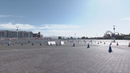 Hdr Outdoor City Parking Lot Afternoon Clear 002 