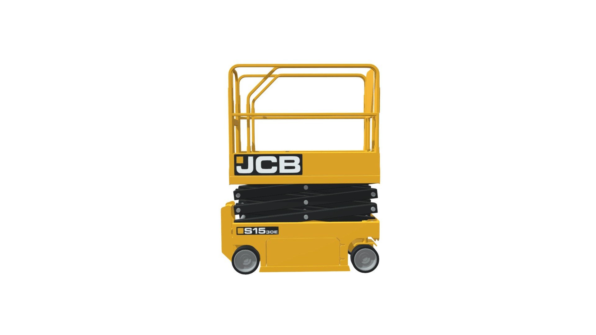 JCB - S1530E - Electric Scissor Lift - JCB - S1530E - Electric Scissor Lift - 3D model by bimstore (@Revitspace) 3d model