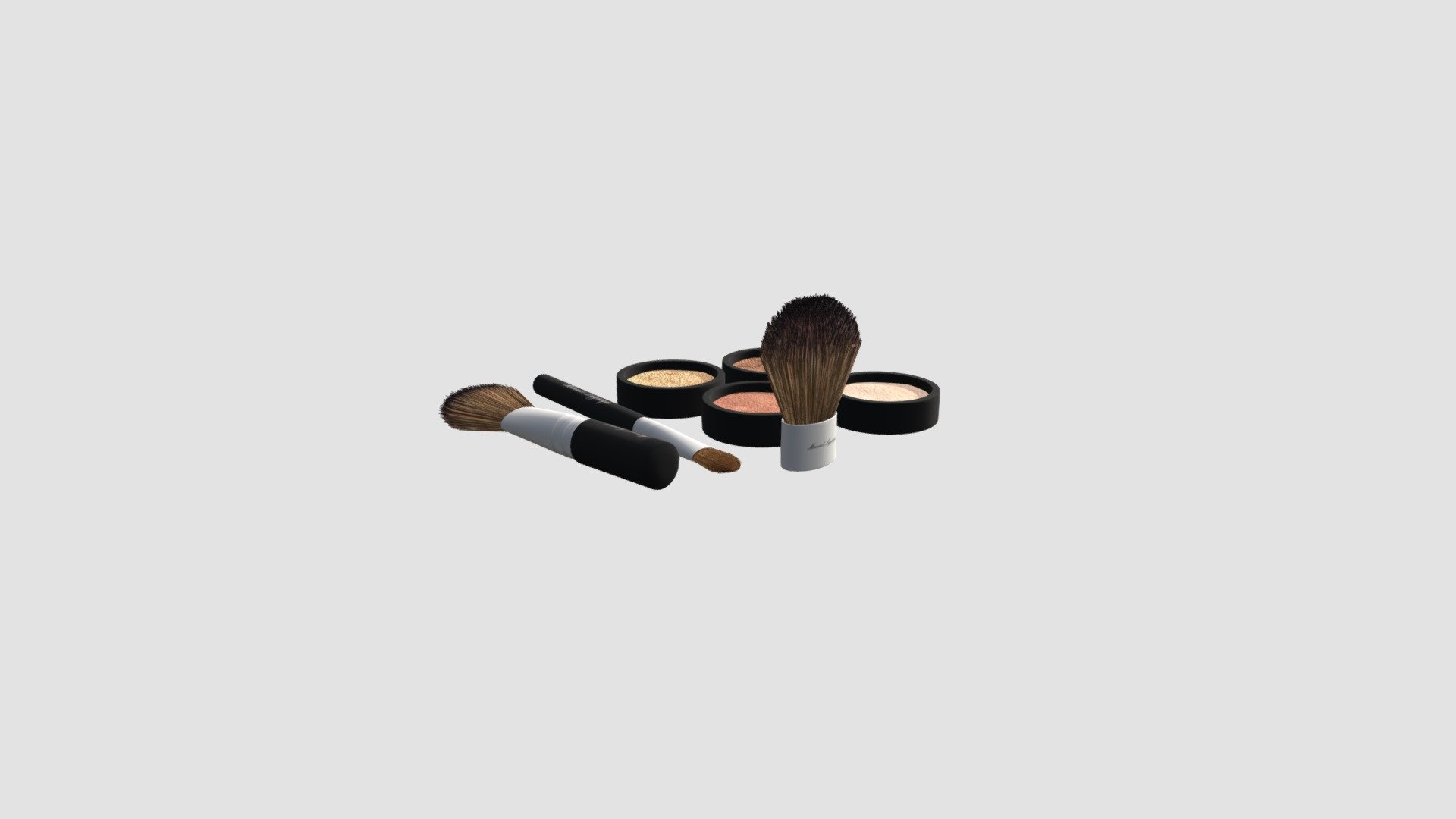 Highly detailed model of modern cosmetics with all textures, shaders and materials. It is ready to use, just put it into your scene 3d model