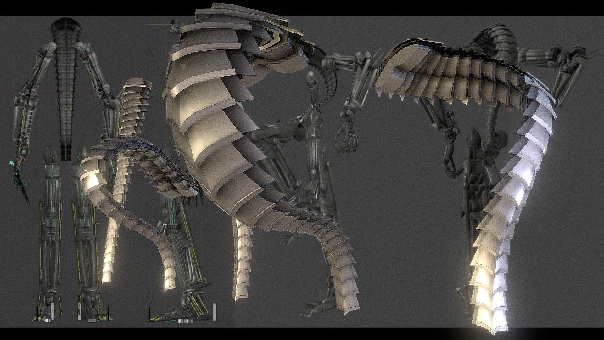 Robot Back Protection Plates - Robot Back Protection Plates - Download Free 3D model by 3DHaupt (@dennish2010) 3d model