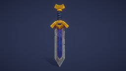 Stylize Big Sword melee, stylize, bladed, bladed-weapon, weapon, knife, sword, stylized, fantasy, noai