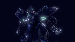P-Japran Color Ver. challenge, sazabi, 3d, sketchfab, sazabichallenge