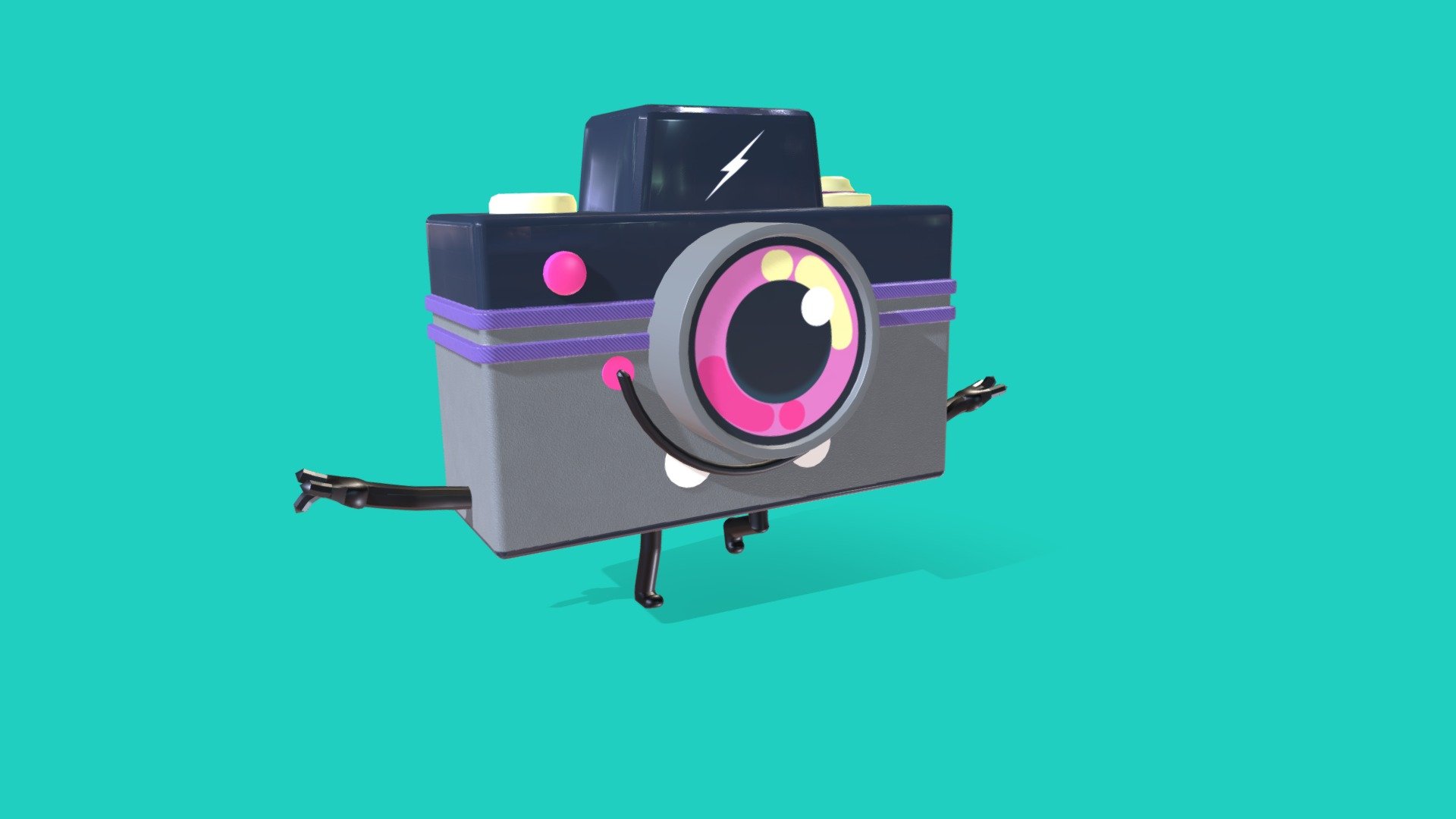 a fan art based on the work of rob_pita in, I really liked the character so I decided to model it, the model has a very basic rigg, it has three styles of mouths that can be changed using the visibility of the geometry, the camera lens closes like a human eyelid,animations are animationClips in the trax editor, you can see a little animation here&hellip;

https://www.tiktok.com/@immgames/video/7206405243058343174?is_from_webapp=1&amp;sender_device=pc&amp;web_id=7089167847411484165

editable on Maya 2023 - Little Camera - Buy Royalty Free 3D model by quetzal16 3d model