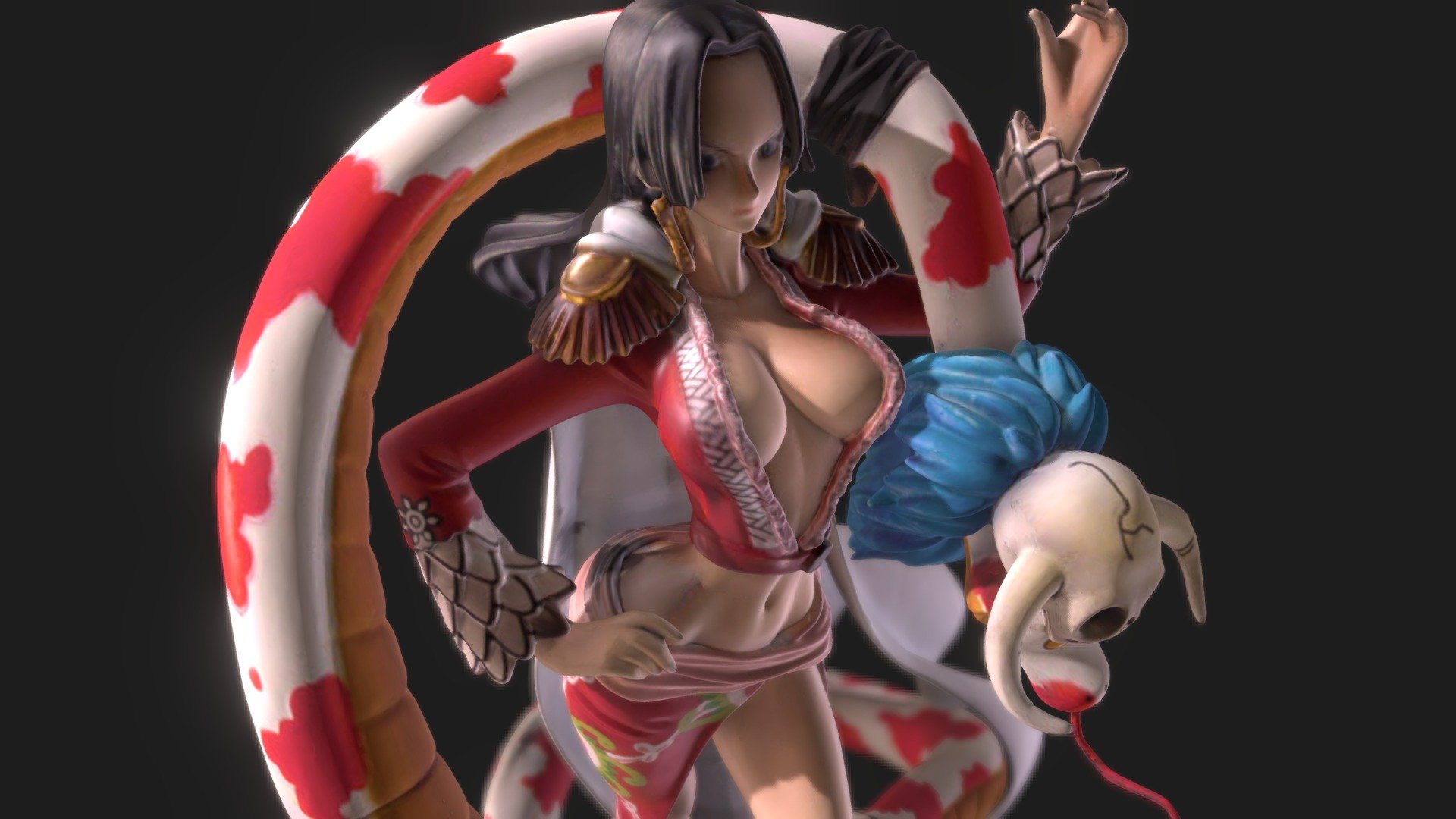BOA HANCOCK : Figure Scanned 3D Models - BOA HANCOCK - 3D model by AKIN (@artaru0660) 3d model