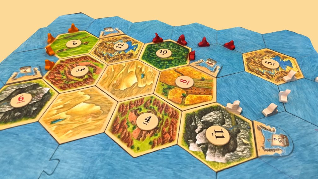 My second entry for #3DST45 - &ldquo;My favorite board game