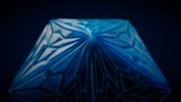Polyhedron Shape face, effect, shape, polyhedron, bright, poly, blue, noai