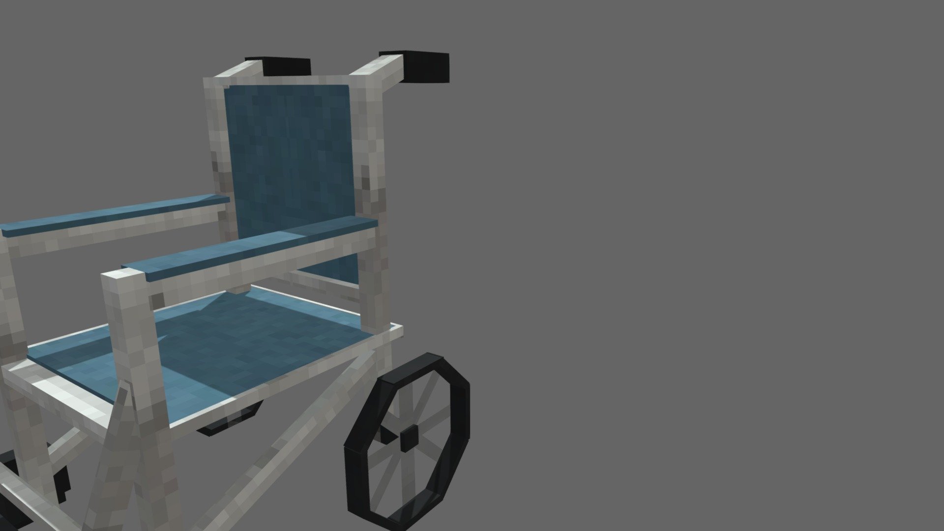 This wheelchair is perfect for your mods and texture packs related to the theme of the urban environment, hospital or horror. This model is my first, which is on public display, do not judge strictly)!
 - wheelchair json - 3D model by SmokeOnWater (@artmatv07) 3d model