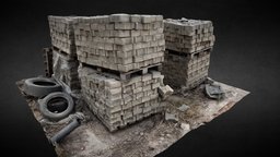 pavement bricks debris photoscan road, bricks, debris, pavement, photoscan, photogrammetry