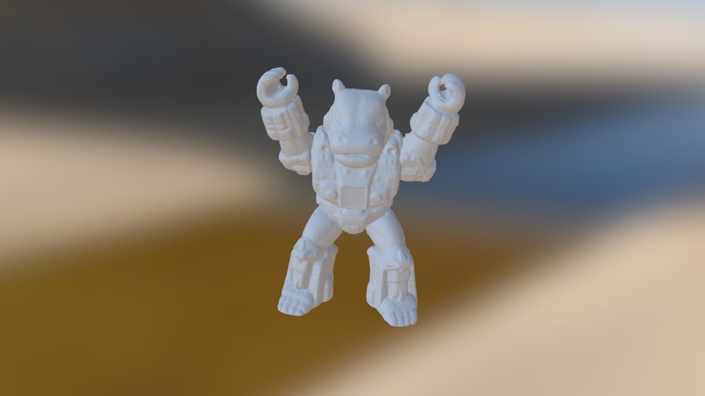Hippo - 3D model by bnolte 3d model