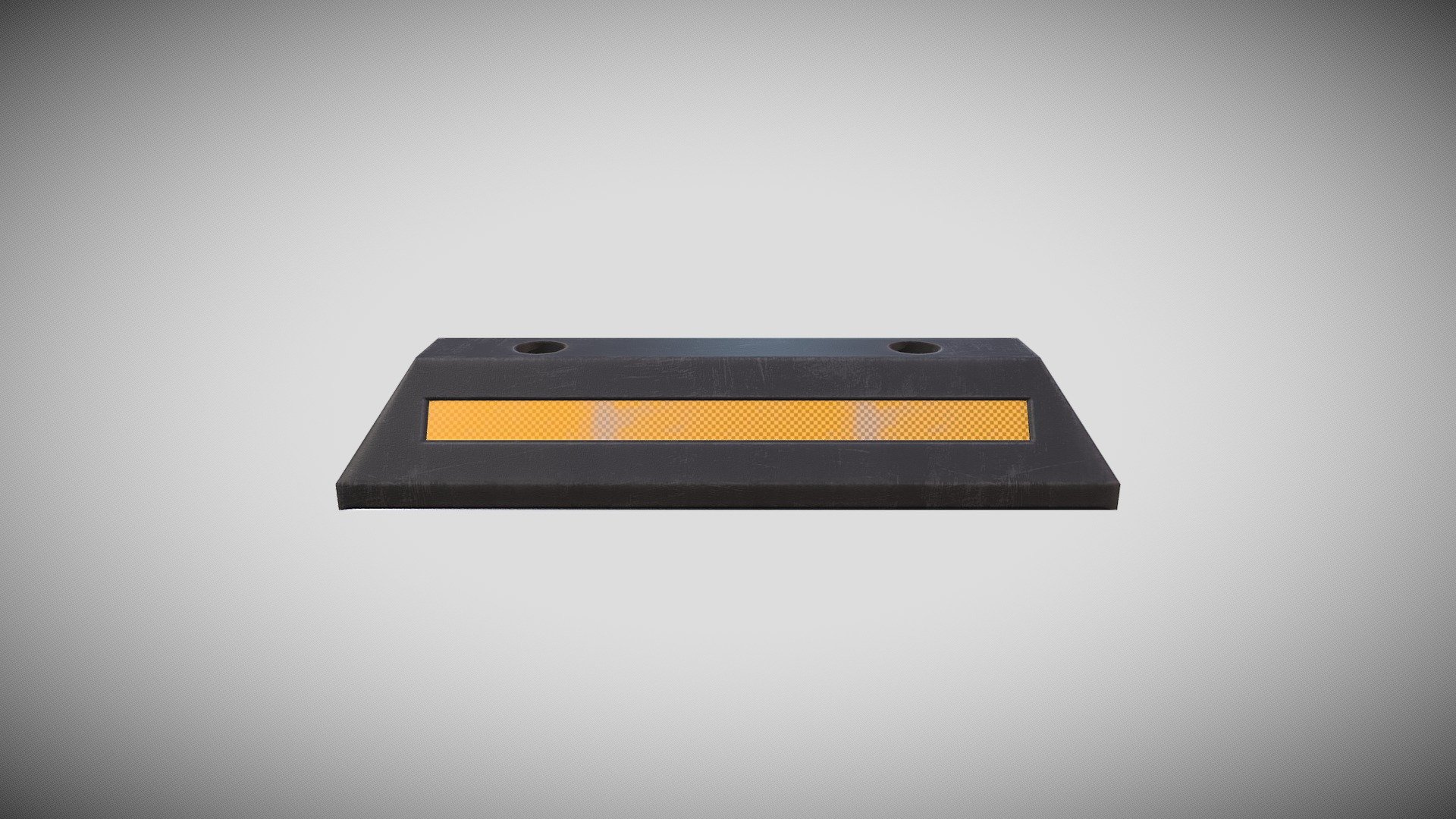 Rubber Wheel Chock ，Rubber Wedge，Premium Car Stopper - Wheel Stopper - Download Free 3D model by 光之国的战士 (@xijijicn) 3d model