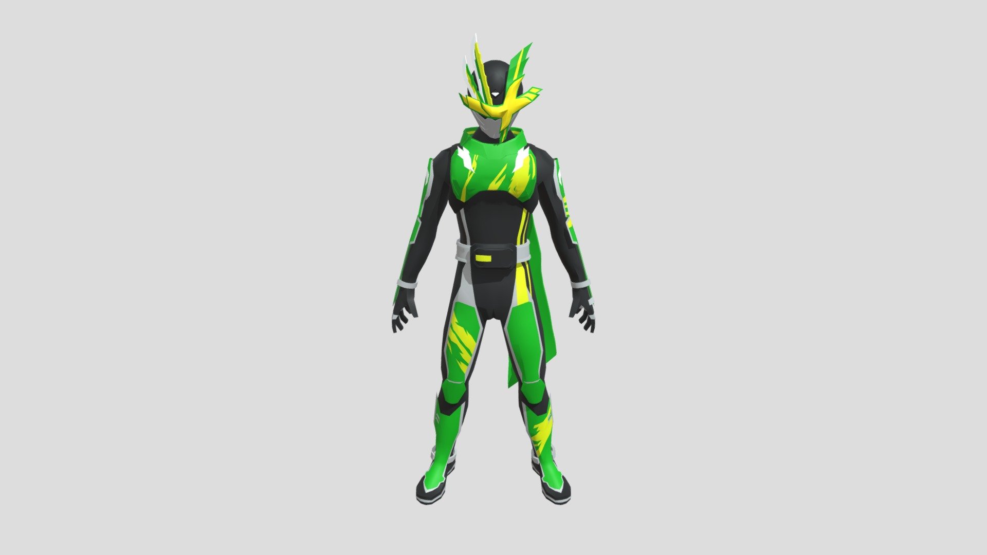 Kamen Rider Kenzan - Kamen Rider Kenzan - 3D model by Hendri Susanto (@Hendrisusanto) 3d model