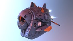 Scout Ship future, spacecraft, substancepainter, zbrush, spaceship