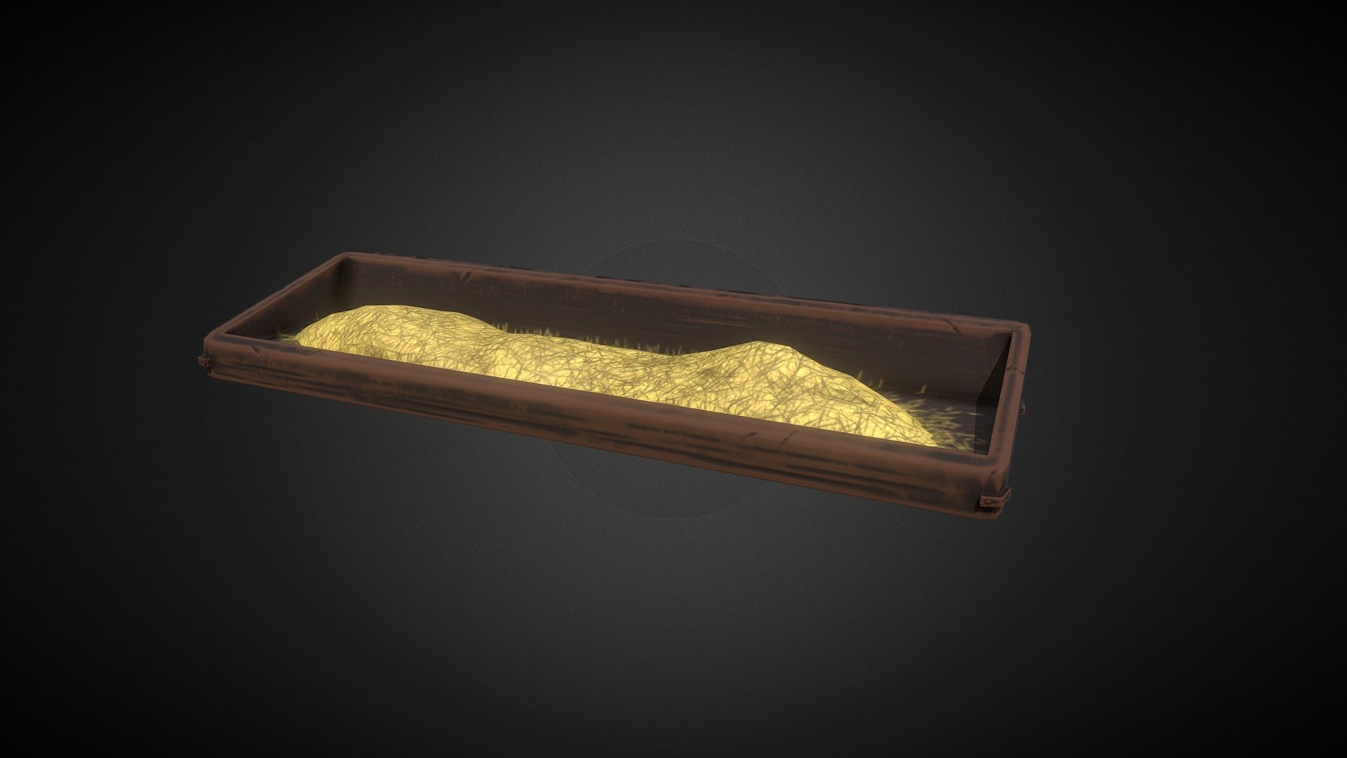 low poly manger - Manger - 3D model by 20kLeagueStudios 3d model
