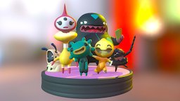 Krrpk alien, krrpk, cartoon