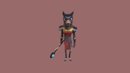 DogGod for game character 3dsmax, substance-painter, zbrush