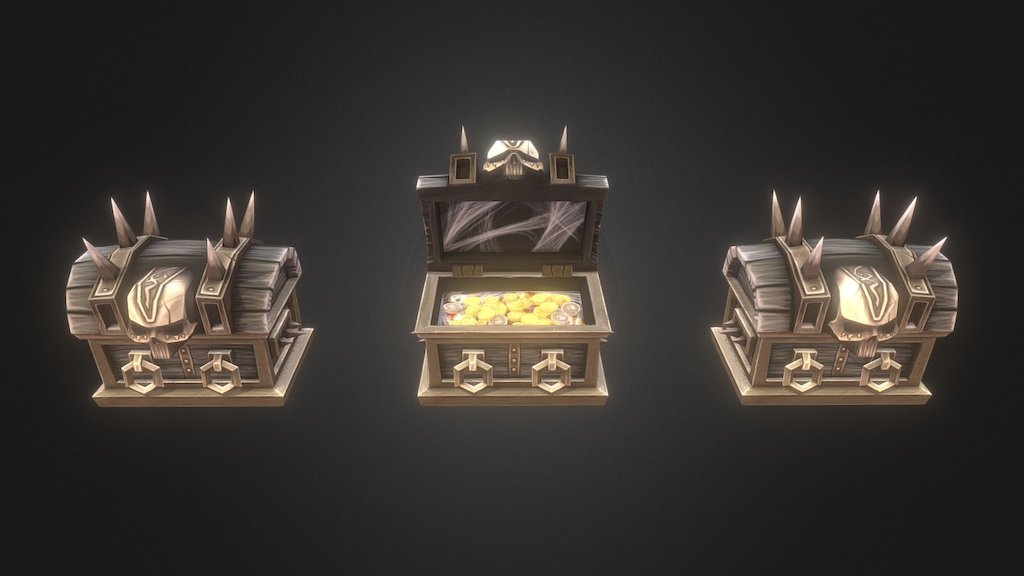 Treasure Chest 3

Features: 


- 1572  Tris
- 

- Open and close animation
- 

- 3 types of treasures inside 
- 

The set is available for download Asset Store - Treasure Chest 3 - 3D model by LowlyPoly 3d model