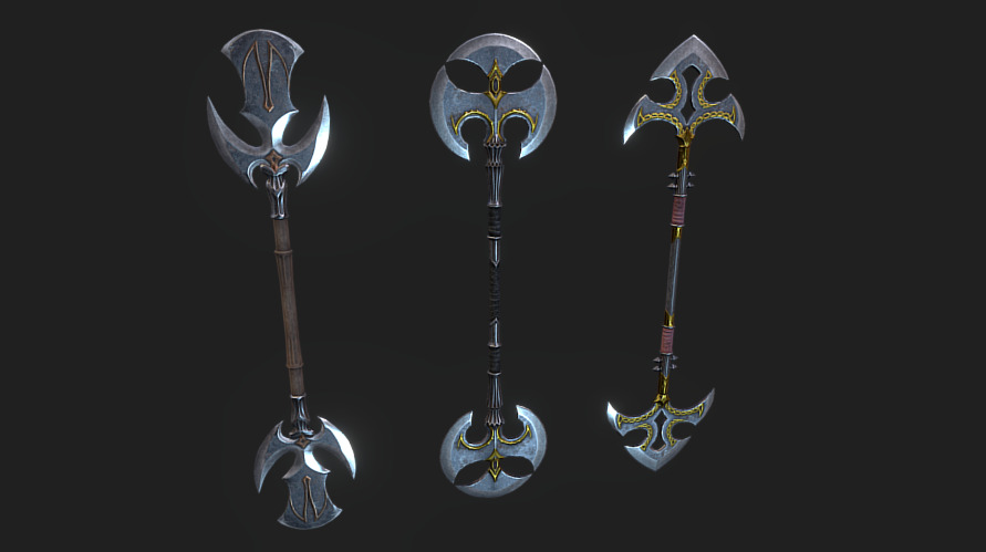 Weapon Lo02 - 3D model by goldengrifon 3d model