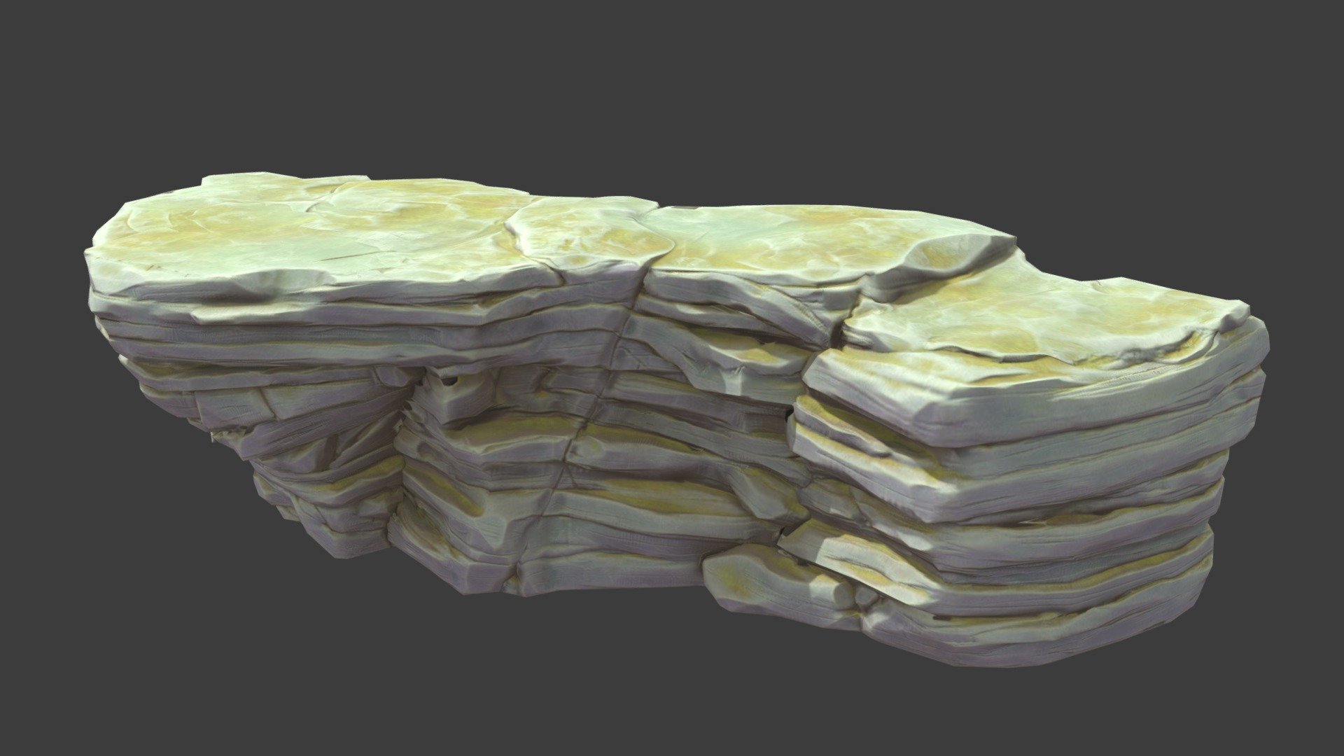 A cliff made for a WIP composition. Stay updated at my ArtStation for the full picture in the future 3d model
