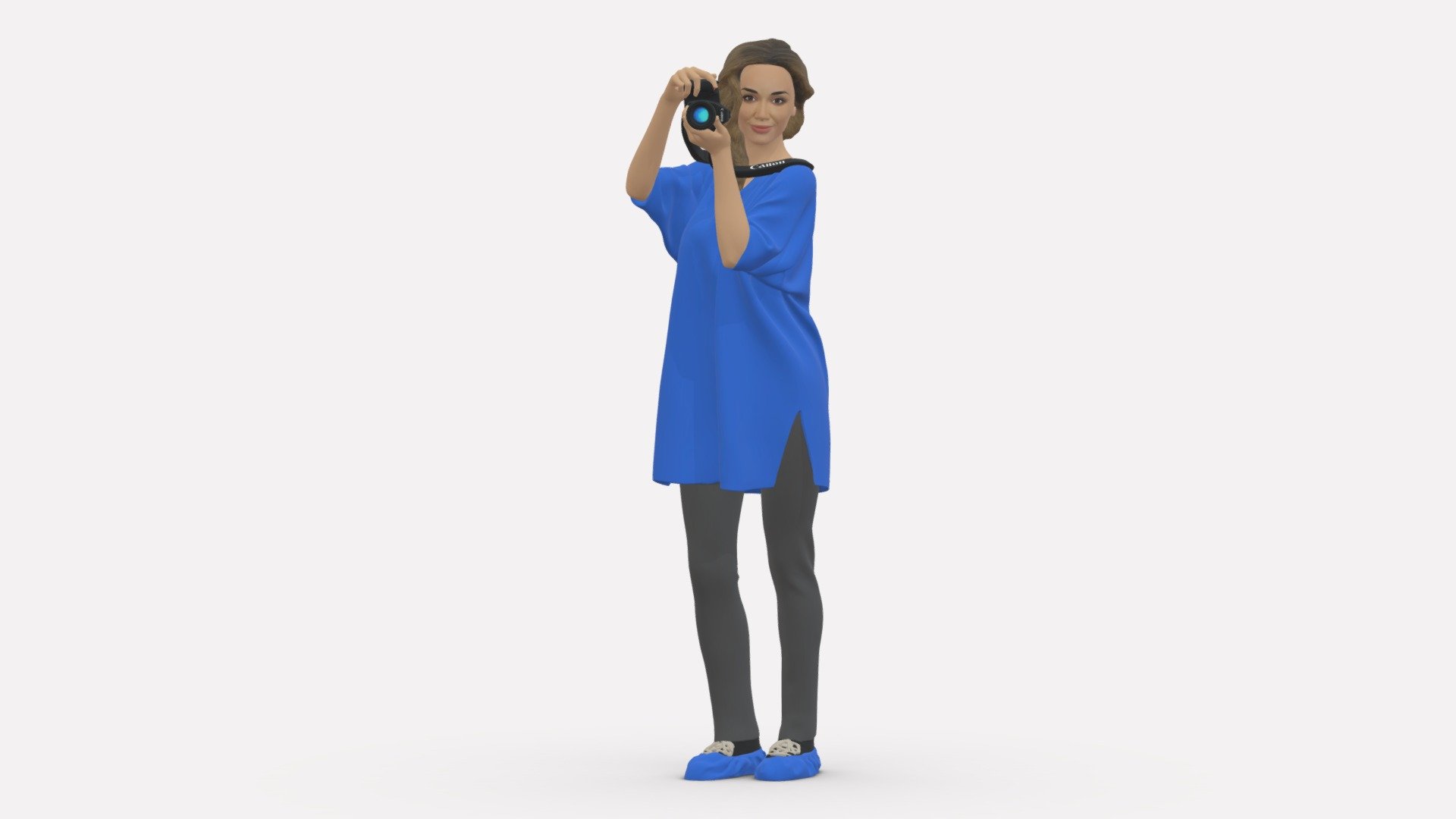 We provide unique 3d scanned models with realistic proportions for closeup and medium-distance views in artworks, paintings and classes. As well as architectural visualization projects.

Main features:




high-end realistic 3d scanned model;

realistic proportions;

highest quality;

low price;

saves you time for more time in landscaping and interiors visualization.

FEATURES 




3d scanned model 

Extremely clean

Edge Loops based

smoothable

symmetrical

professional quality UV map

high level of detail

high resolution textures

real-world scale

system unit: cm

TEXTURES 




Textural Resolution: 4096 x 4096

Color Map

The model is suitable for stereolithography 3d printing 

The model is also ready for fullcolour 3d printing - Woman with camera 0111 - Buy Royalty Free 3D model by 3DFarm 3d model
