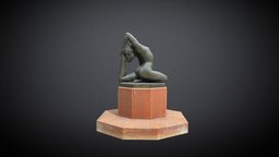 Mount Vernon Statue baltimore, johnshopkins, photogrammetry, peabody-library