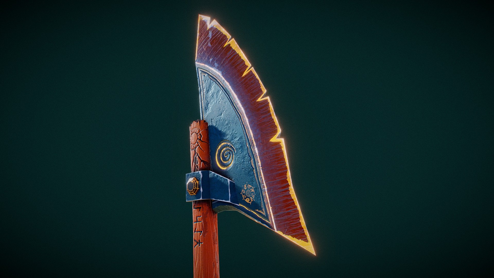 After playing God of War I couldn`t resist to create an axe variant.
Hope you like it!

Artstation for more art from me: https://www.artstation.com/emekozben - Stylized Double Spear PBR - 3D model by emekozben 3d model