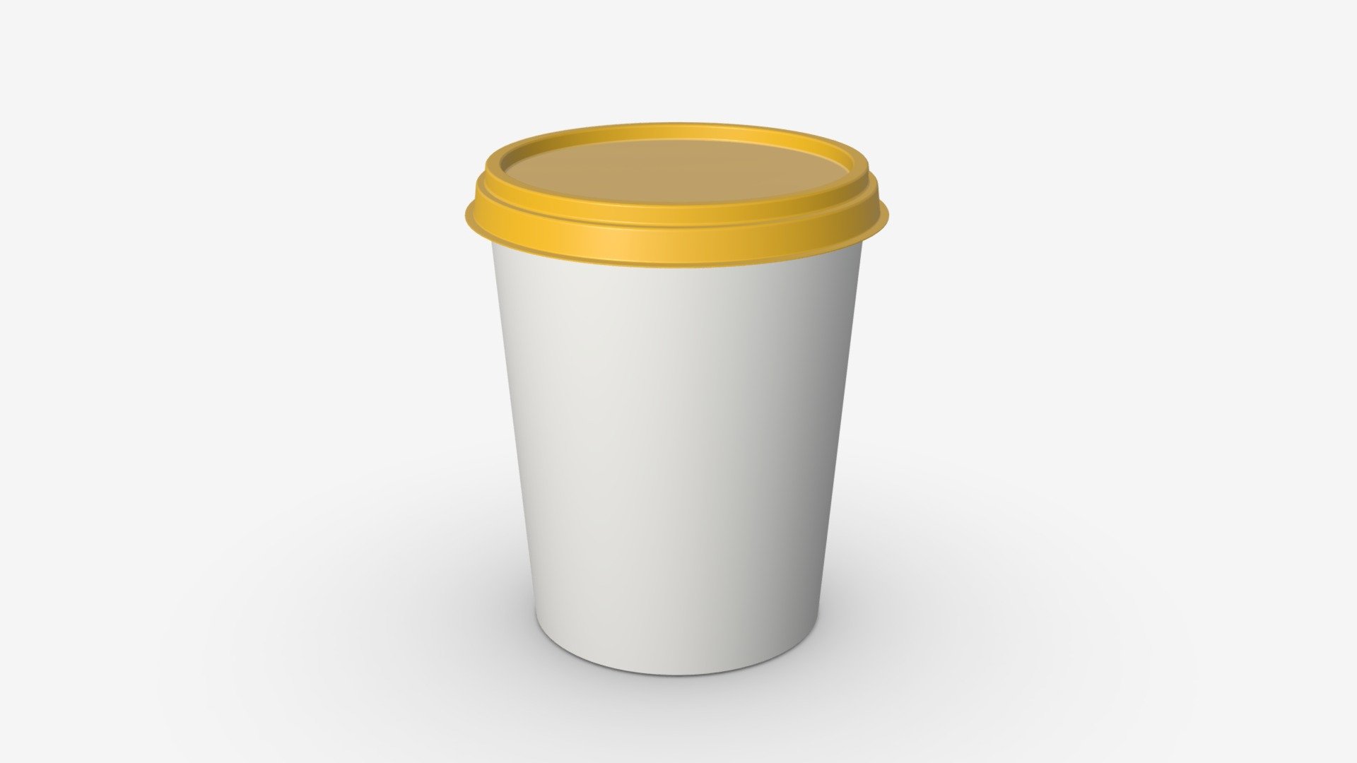 Sour cream plastic package - Buy Royalty Free 3D model by HQ3DMOD (@AivisAstics) 3d model