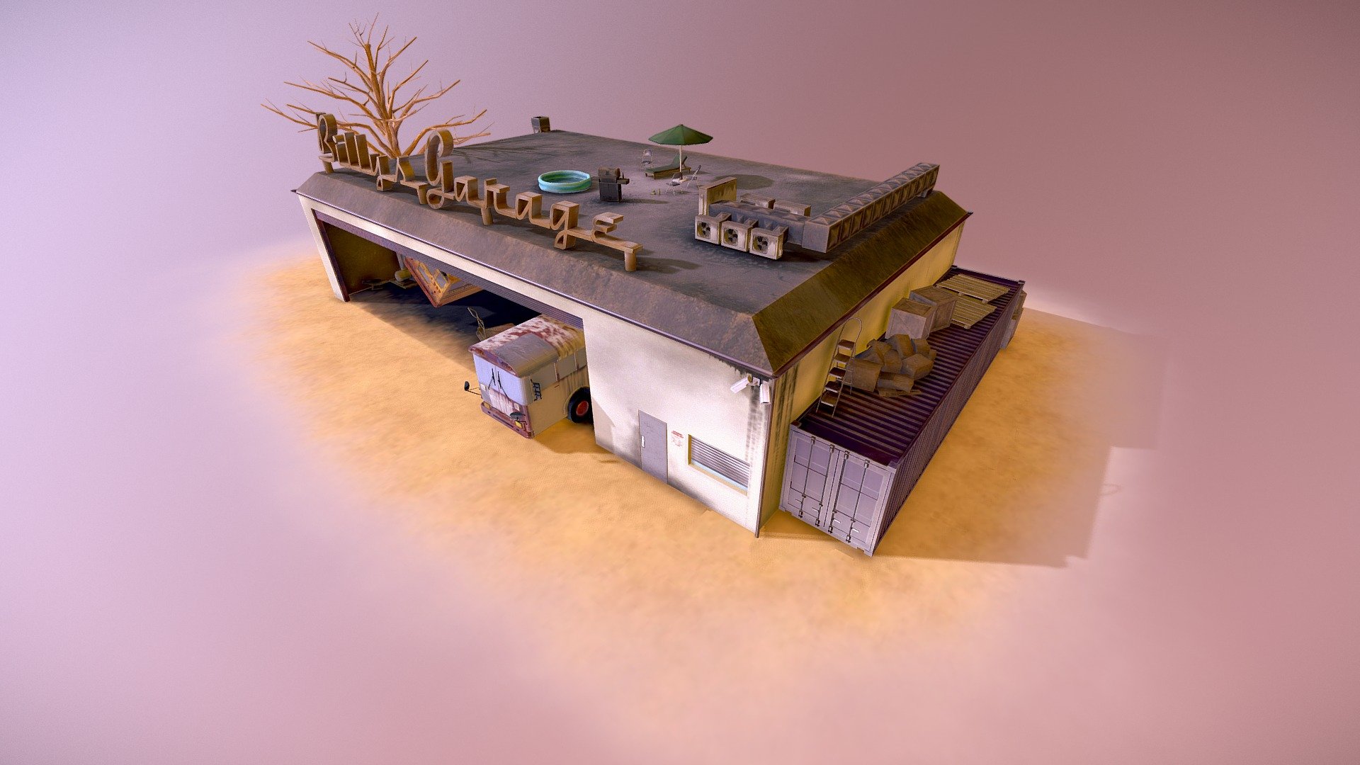 This is where it begins.

Wanderlust follows the journey of a father reaching his son on the oppsite side of the country. The story follows his struggles with life on the road.

This is my Honours project at Abertay University which aims to convey narrative over multiple Sketchfab enviroments. This is the first of three enviroments with many more stops along the route to still be produced. 

Unfortuantley outsourced assets cant be linked below as it exceeds the   character count but can  be found within Sketchfab collection titled &lsquo;Honours Downloads'.

Honours Downloads - https://sketchfab.com/slyguy/collections/honours-downloads?cursor=48 - Billy's Garage - 3D model by Ian Gibb (@slyguy) 3d model