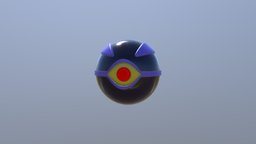 Mewtwo Ball pokemon, pokeball, substancepainter, substance, gameart, 3dmodel