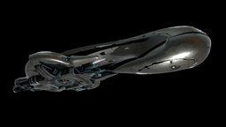 SotP: CAS-class assault carrier (Kerel Pattern) gaming, spacecraft, game-art, halo, covenant, game-asset, 3d-design, 3dsmax, gameart, sci-fi, space, spaceship