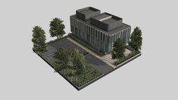 Paper Corp commercial, citiesskylines, architecture, gameasset, building, jp-regularcollection, jorgepuerta