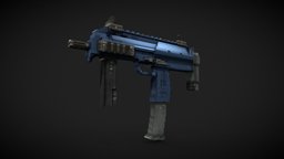 MP7 | Anodized Navy csgo, cubik, mp7, minecraft, lowpoly, voxel, gun, anoziednavy