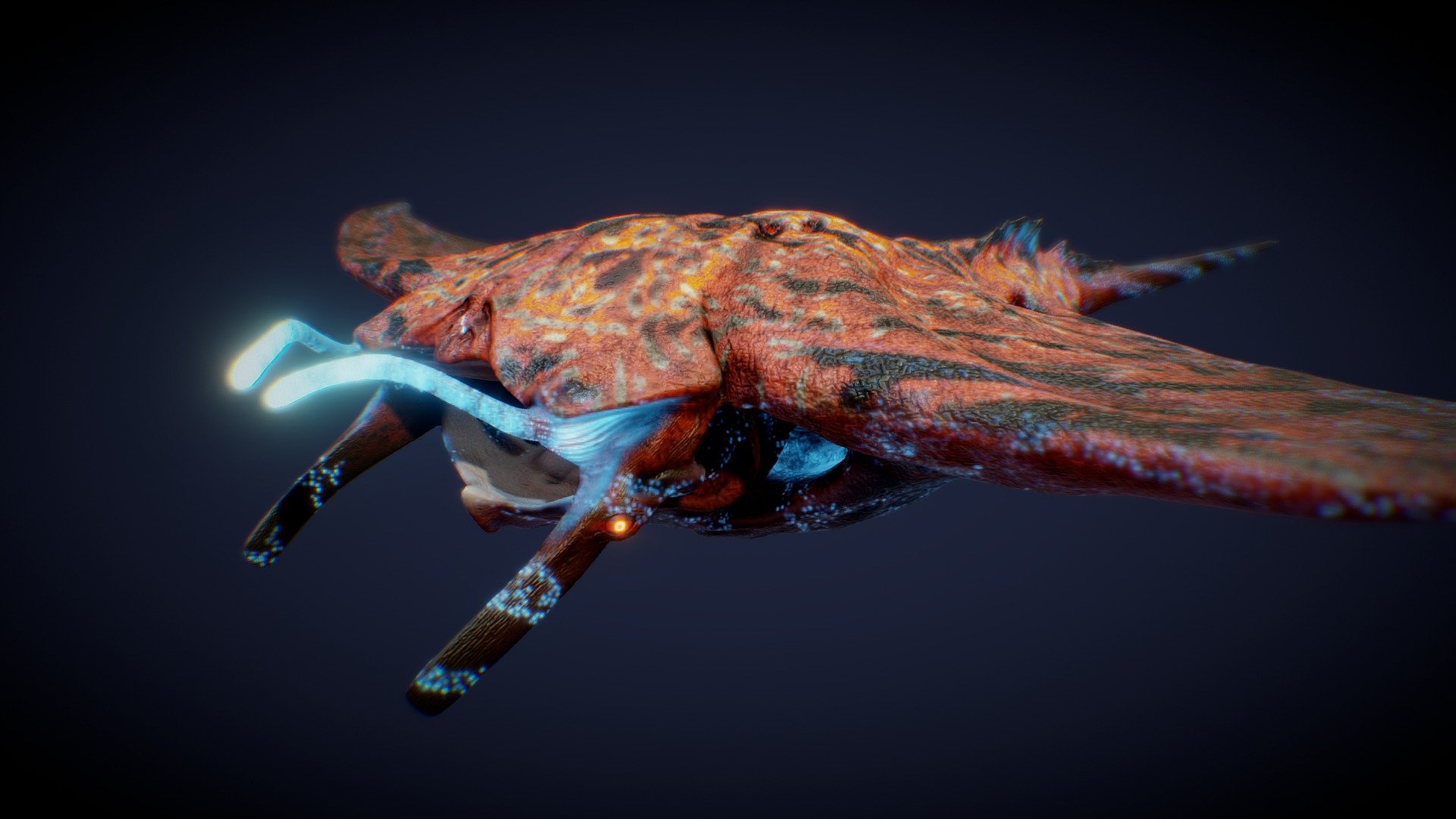 Manta (Work in progress) - 3D model by Tom Hodes (@tomhodes) 3d model