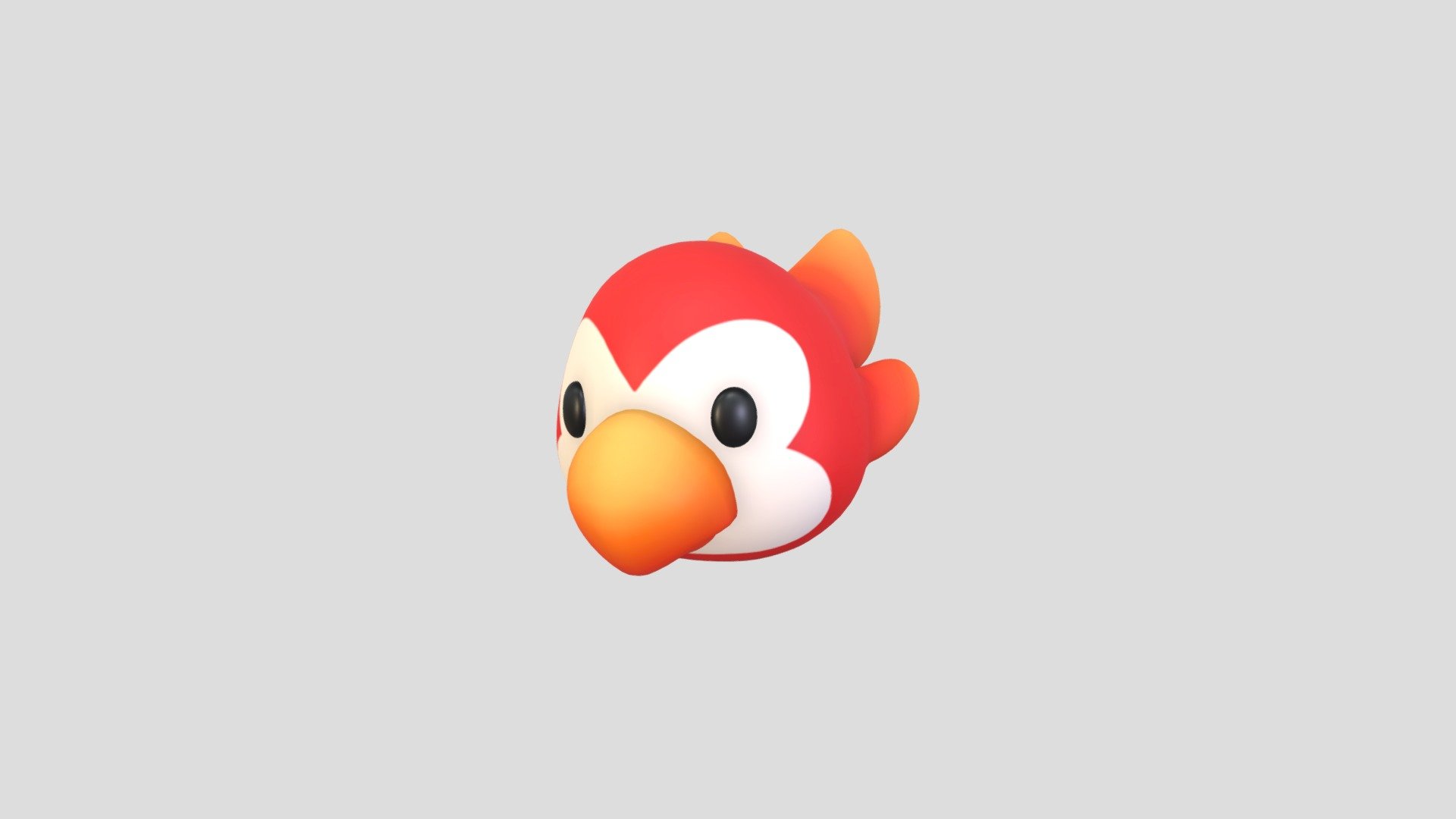 Parrot Head 3d model.      
    


File Format      
 
- 3ds max 2021  
 
- FBX  
 
- OBJ  
    


Clean topology    

No Rig                          

Non-overlapping unwrapped UVs        
 


PNG texture               

2048x2048                


- Base Color                        

- Roughness                         



1,138 polygons                          

1,178 vertexs                          
 - Prop168 Parrot Head - Buy Royalty Free 3D model by BaluCG 3d model