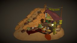 Farmers market dae, indian, market, farmer, daehowest, bazaar, albiononline, gameart2023, noai, daebazaar, daebazaar-gameart2023