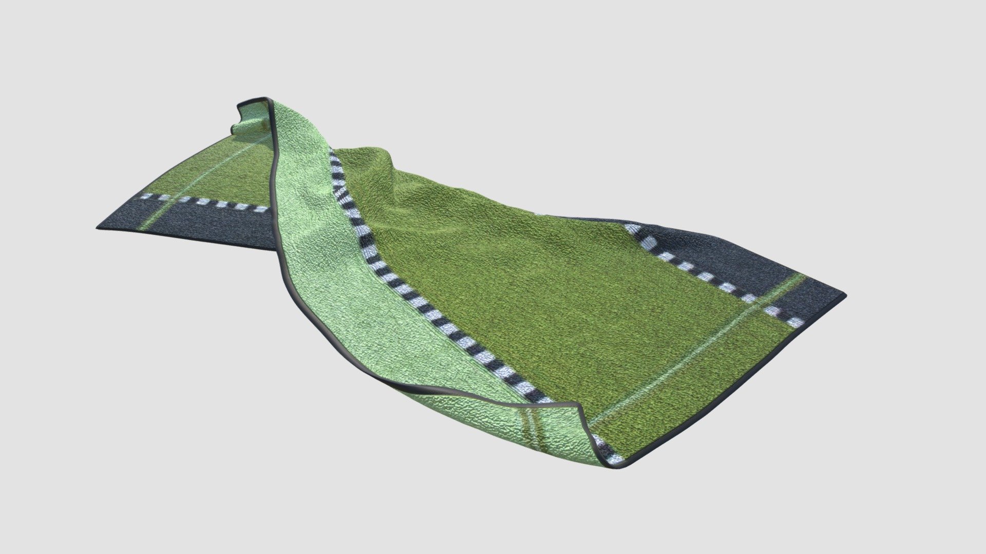 Highly detailed model of towel with all textures, shaders and materials. It is ready to use, just put it into your scene 3d model