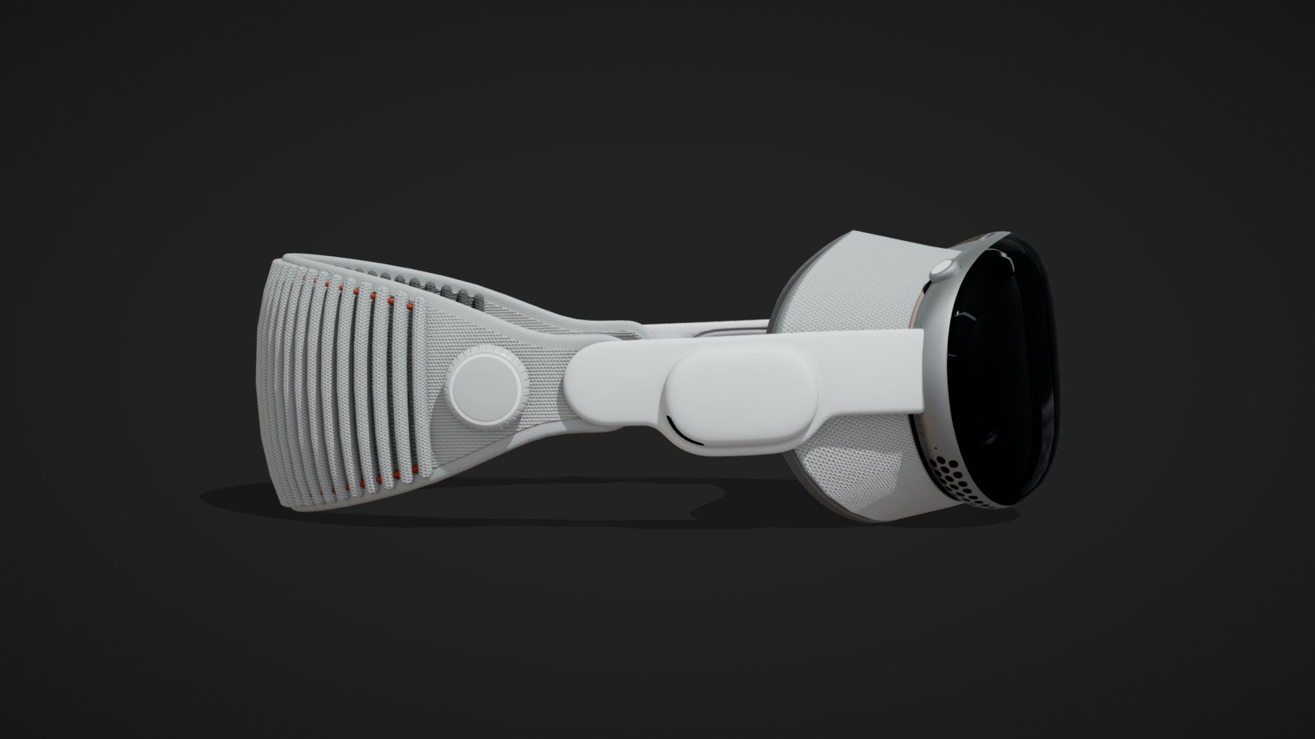 Its a Apple Vision Pro,

Its a Low poly model,

Great for AR, VR Project.

It can look good on your 3d Avatar.

Feel Free to ask if you have any questions 3d model