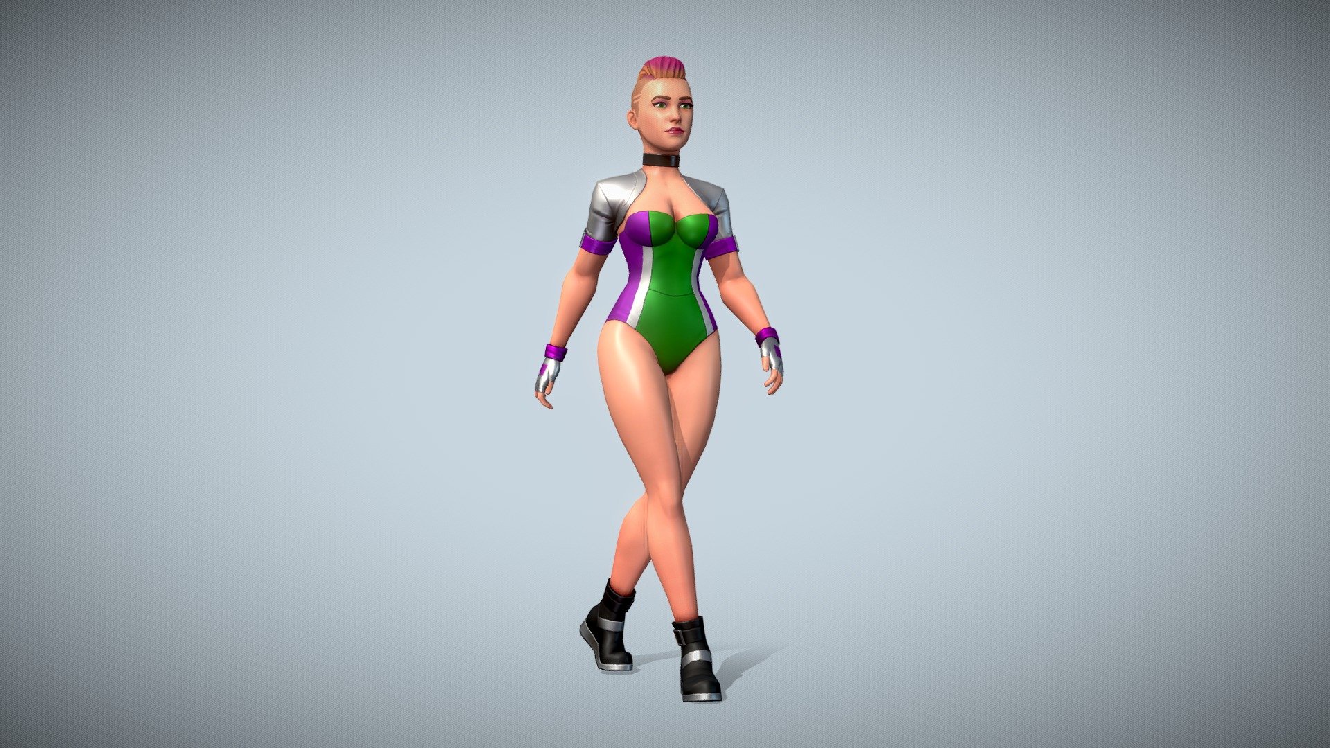 Made this character for some cancelled mobile game, so feel free to use it in yours projects 3d model