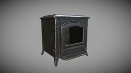 Old Fireplace oven, stufa, substancestufa, substancepainter