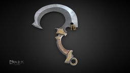 Halfmoon, the Meat Hook meat, hook, cleaver, sword, blade, halfmoon