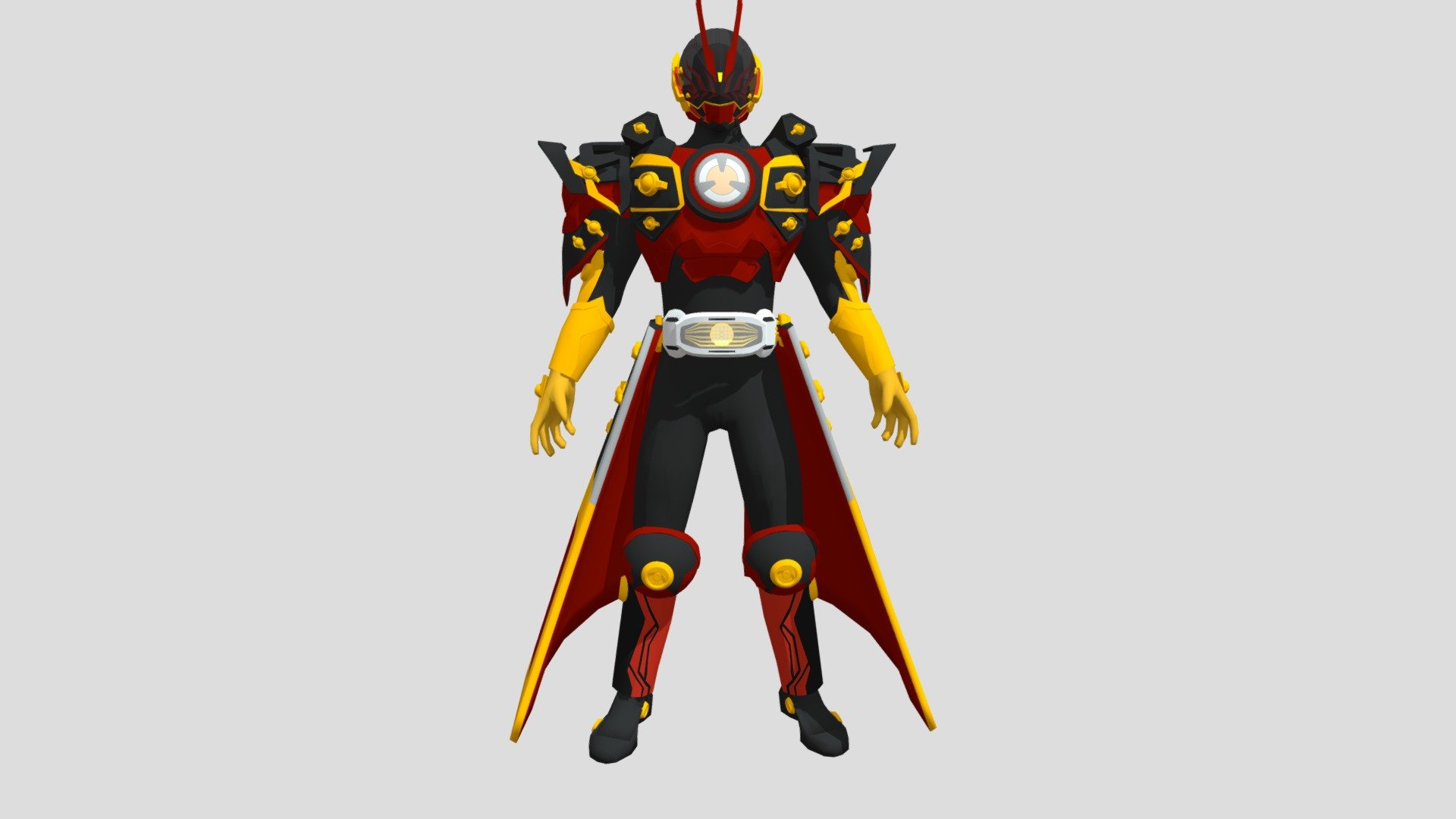 kamen Rider regard tentative - Kamen Rider Regard Tentative - 3D model by Hendri Susanto (@Hendrisusanto) 3d model